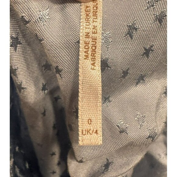 FREE PEOPLE ADULT SATIN LIGHT BLUE MINI SKIRT SIZE 0 EUC - Picture 9 of 9